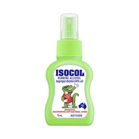 Buy Isocol Multipurpose Rubbing Alcohol Antiseptic Spray 75mL | Coles