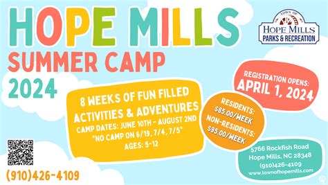 Recreation Center Summer Camp | Hope Mills, NC - Official Website