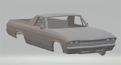 Stl File Chevrolet El Camino 69 🚙 ・3d Print Object To Download・cults