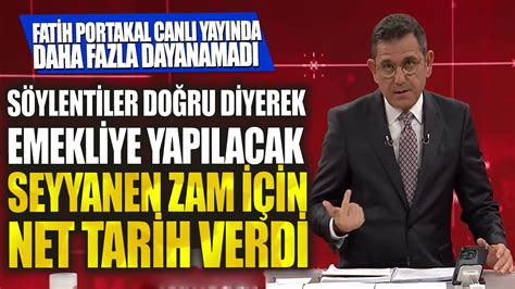 Fatih Portakal canlı yayında daha fazla dayanamadı Söylentiler doğru