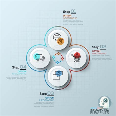 Bandera Moderna De Las Opciones Del Infographics Ilustraci N Del Vector