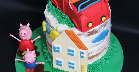 Ledeliziedive Peppa Pig Naked Cake