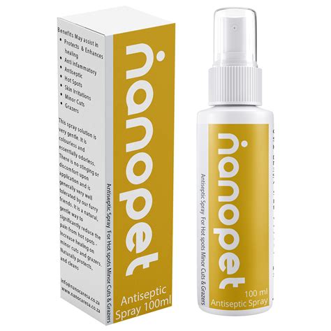 Nanopet Antiseptic Spray (100ml) - Nanocare