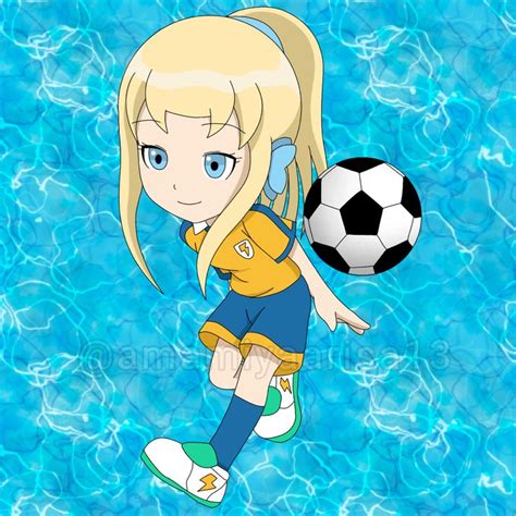 Inazuma Eleven Go OC Aki Love Afuro Chibi