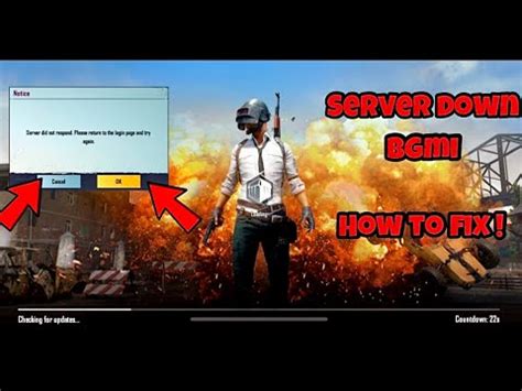 Bgmi Server Did Not Respond Problem How To Fix YouTube