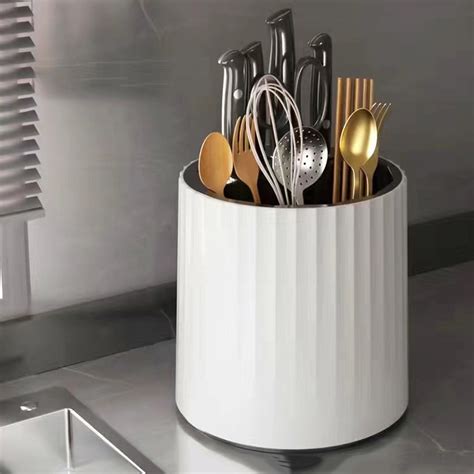 Rotating Knife Holder Household Rotating Kitchen Knife Holder Kitchen