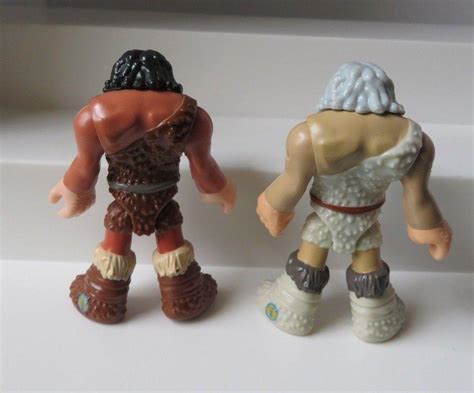 Rare Imaginext Ultra T Rex Ice Age Caveman Lot Of 2 Toy Figure Fisher