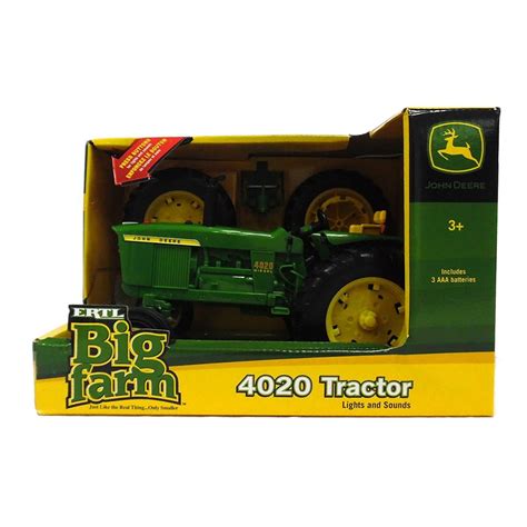 Ertl Big Farm John Deere 4020 Wide Front Tractor 1 16 Scale Toy Sense