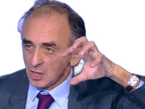 Sticker De Nenox Sur Eric Zemmour Enerve Regarde Regard Foudroyant Main