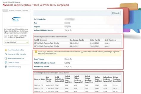 Sgk Bor Sorgulama Ve Gss Prim Borcu Deme S Zc