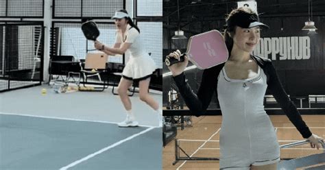 Cam thường check vóc dáng của hot girl Lê Khanh vợ Quân A P trên sân pickleball Có đỉnh như