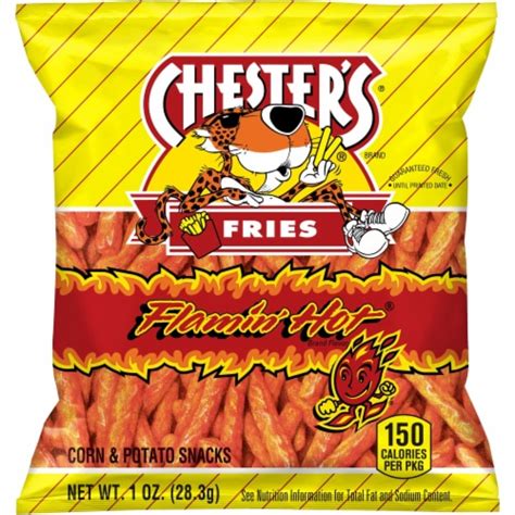 Chester S Flamin Hot Fries Corn Chips Oz Kroger