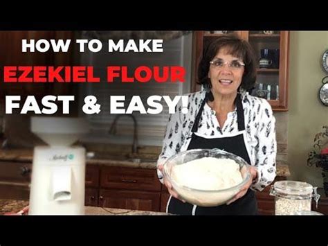 How To Make Ezekiel Flour In 15 Minutes Or Less YouTube