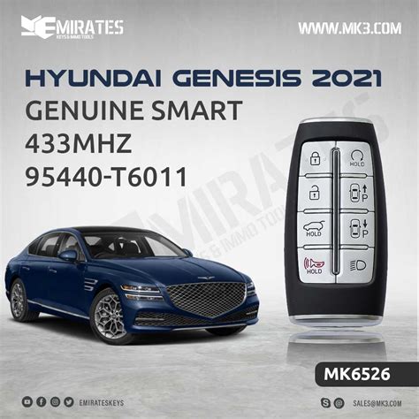 Hyundai Genesis Genuine Smart Key Mhz T Mk