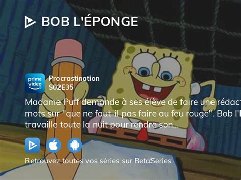 O Regarder Bob L Ponge Saison Pisode En Streaming Complet