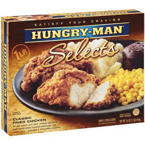 Hungry Man Selects Classic Fried Chicken Frozen Meal Oz Walmart