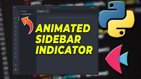 Python Flet Tutorial How To Create Sidebar With Animated Button