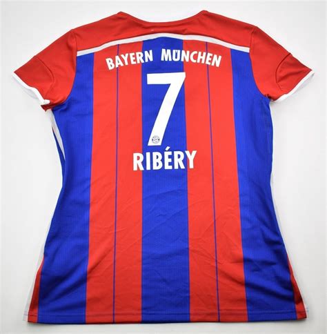 2014 15 BAYERN MUNCHEN RIBERY WOMEN SHIRT XL Football Soccer