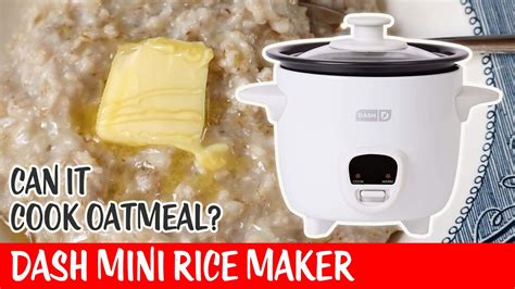 Cooking Oatmeal In A Dash Mini Rice Cooker Youtube