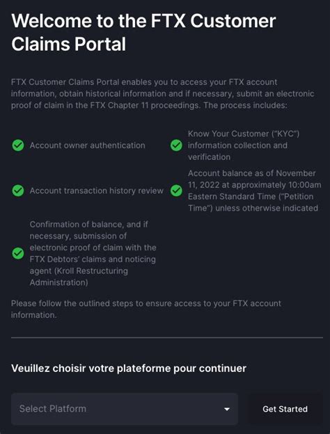 Ftx Le Portail De R Clamation Est Officiellement Ouvert Cryptoactu
