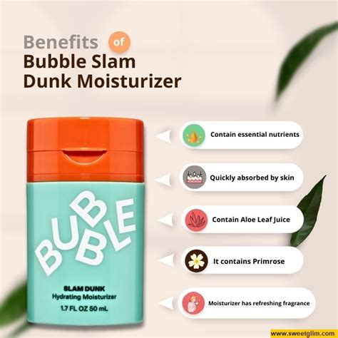 Revitalize Your Skin with Bubble Slam Dunk Moisturizer - Sweet Glim