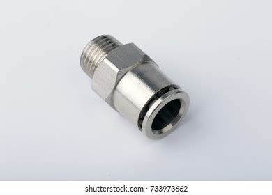 Pneumatic Speed Control Valvequick Fitting Joint Stock Photo