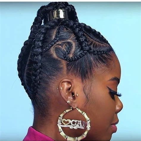 Juju Heart Braids Elle Heart Braid Dope Hairstyles New Natural