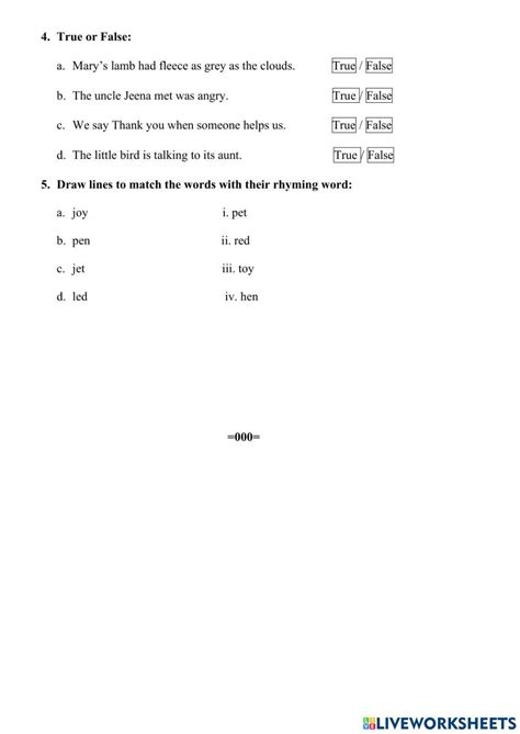 Live Worksheet Interactive Worksheet Live Worksheets