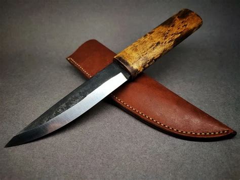 Handmade Yakutian Knife Yakut Knife Variation Forged Carbon Steel