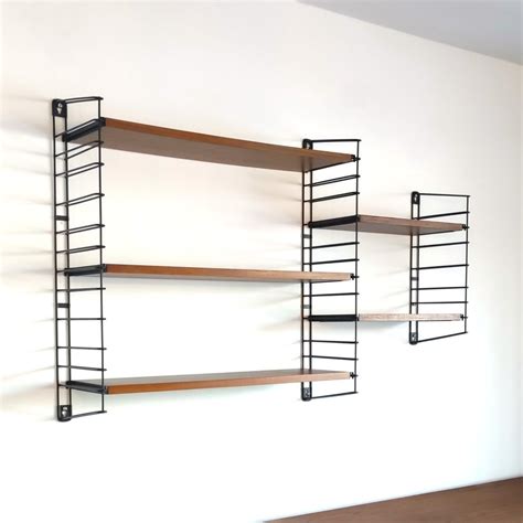 Vintage Tomado Wall Unit In Wood By A Dekker