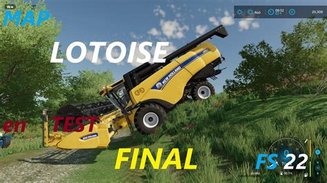 MAP LA LOTOISE TEST FINAL FS22 YouTube