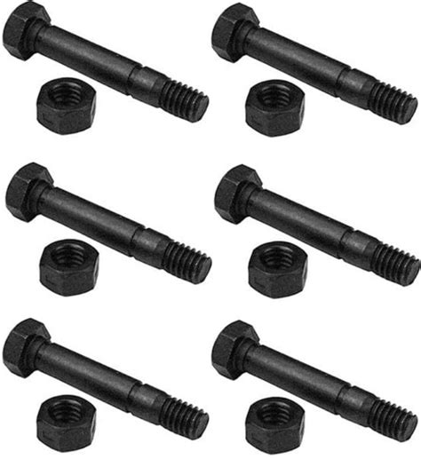 Snow Blower Shear Pin Bolt Locknut Set Fits Ariens Deluxe 27 Track