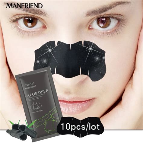 10pcs Lot Blackhead Remover Nose Mask Acne Treatment Pore Strip Black