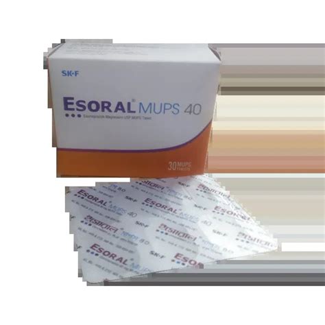 Esoral Mups Mg Tablet Sk F Pharmaceuticals Ltd Order Online