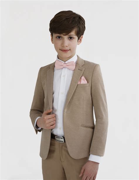 Costume Enfant Beige Costume Gar On Beige Mariage Taille Ans