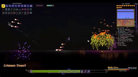 Terraria Calamity Mod Revengeance Mode Astrum Aureus No Hit YouTube