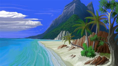 Artstation Tropical Beach