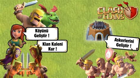 YOLUMUZ UZUN KLAN KALESİ NASIL KURULUR ASKER YÜKSELTMECLASH OF CLANS