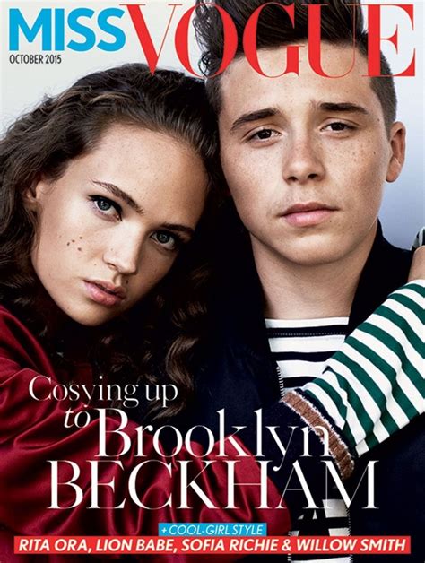 Brooklyn Beckham Covers October 2015 Miss Vogue The Fashionisto