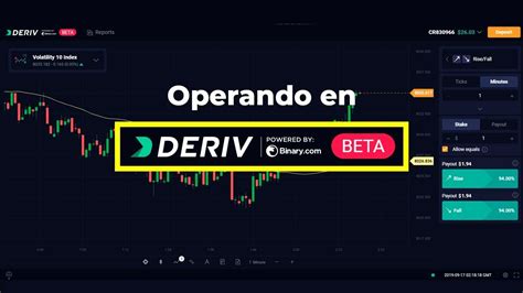 Sesi N En Real En Deriv De Binary Opciones Binarias Acci N Del