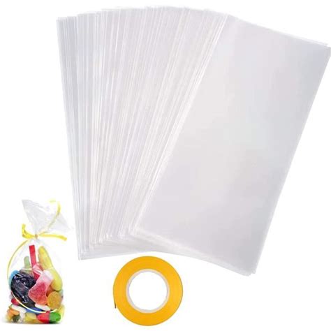 Pi Ces Sachets Transparents Bonbons Sachet Cellophane Transparents