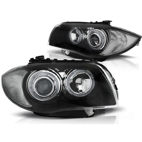 Scheinwerfer LED Angel Eyes passt für BMW 1 E81 E82 E87 E88 ab 2004