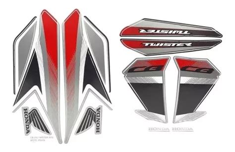 Kit Adesivos Honda Cbx 250 Twister 2018 Prata MercadoLivre