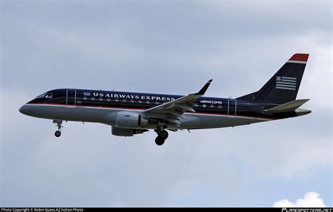 N822MD US Airways Express Embraer ERJ 170SU ERJ 170 100 SU Photo By