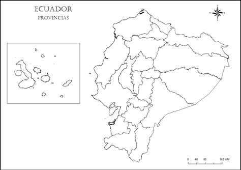 Mapa Del Ecuador Para Colorear