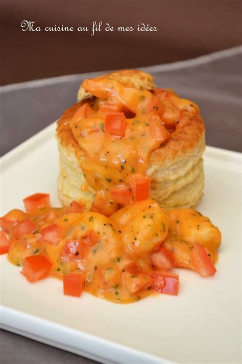 Ma Cuisine Au Fil De Mes Id Es Vol Au Vent De Crevettes B Chamel