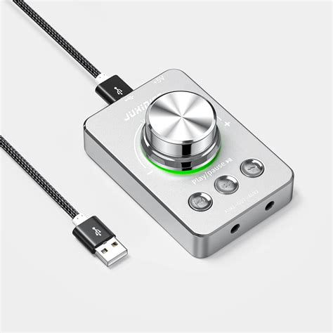 Juxinice Usb Volume Adjustment Knob With Rotate Volume Adjustment And Usb Disk Playback Pc Sound