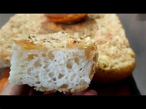 Easy Focaccia Roti Italia Tanpa Uleni Tanpa Melipat Lipat Youtube