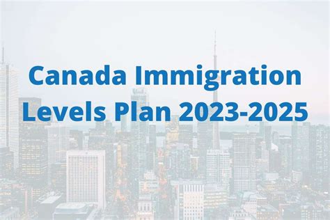 Canada Sets Target To Welcome 500 000 Immigrants In 2025