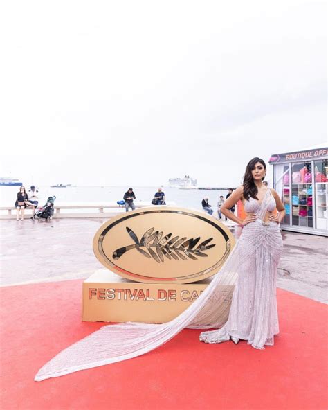 Mrunal Thakur Slays In A Falguni Shane Peacock Saree At Cannes